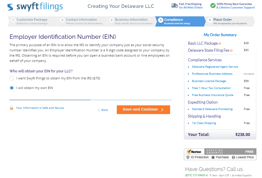 Employer Identification Number.