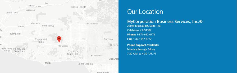 MyCorporation's Physical Address.