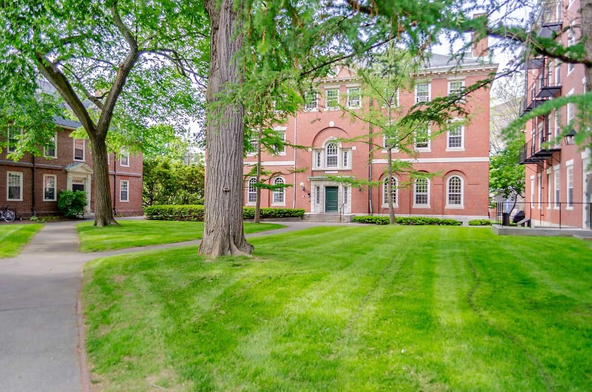 Harvard University Campus in Cambridge.