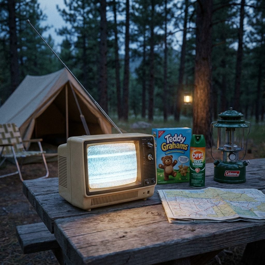 The Portable TV With the Telescoping Antenna Kids Smuggled Into Every Camping Trip and Bedroom