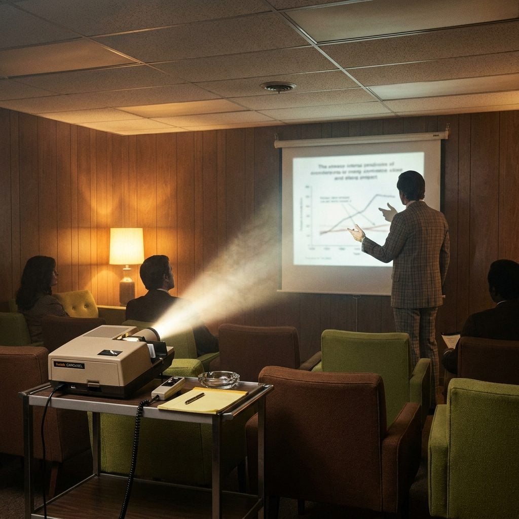 The Slide Projector That Turned Every Conference Room Into a Cave