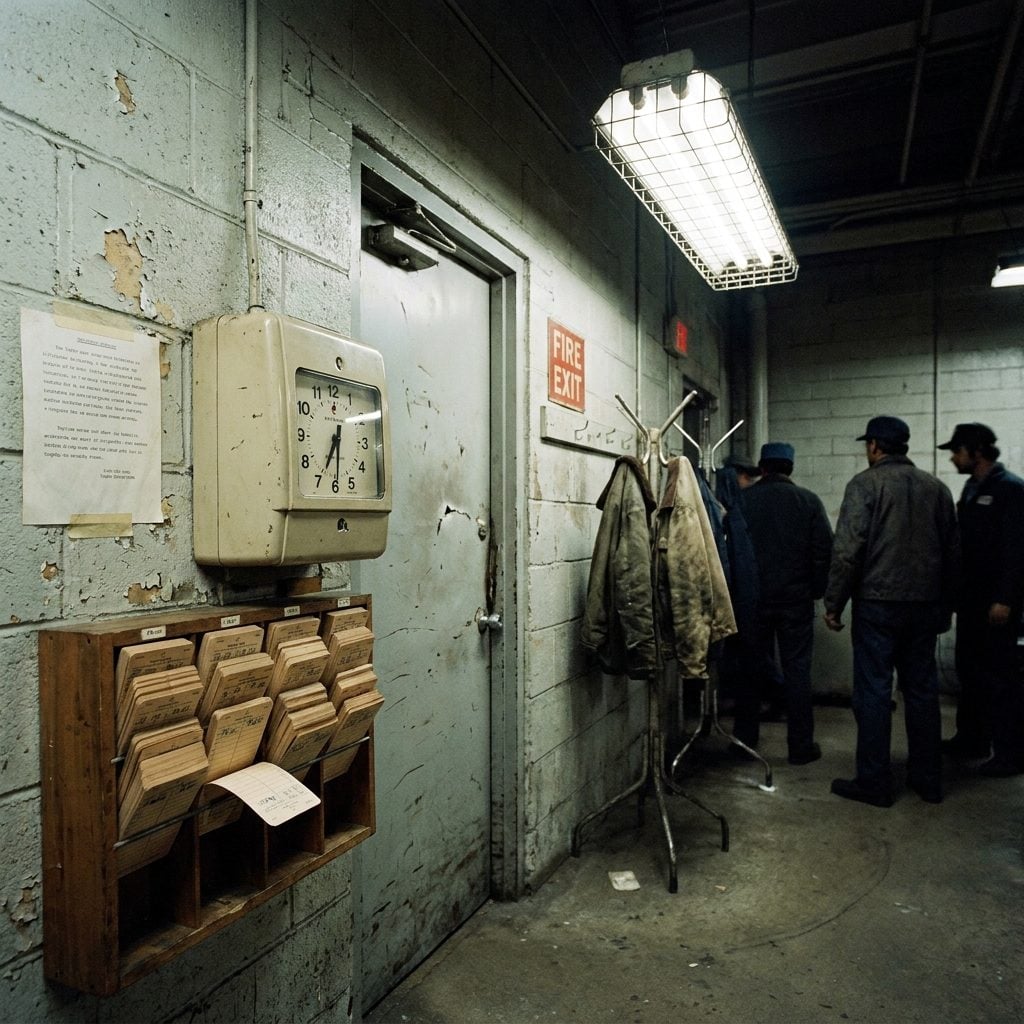The Punch Clock by the Door That Made Time Feel Visible and Slightly Threatening