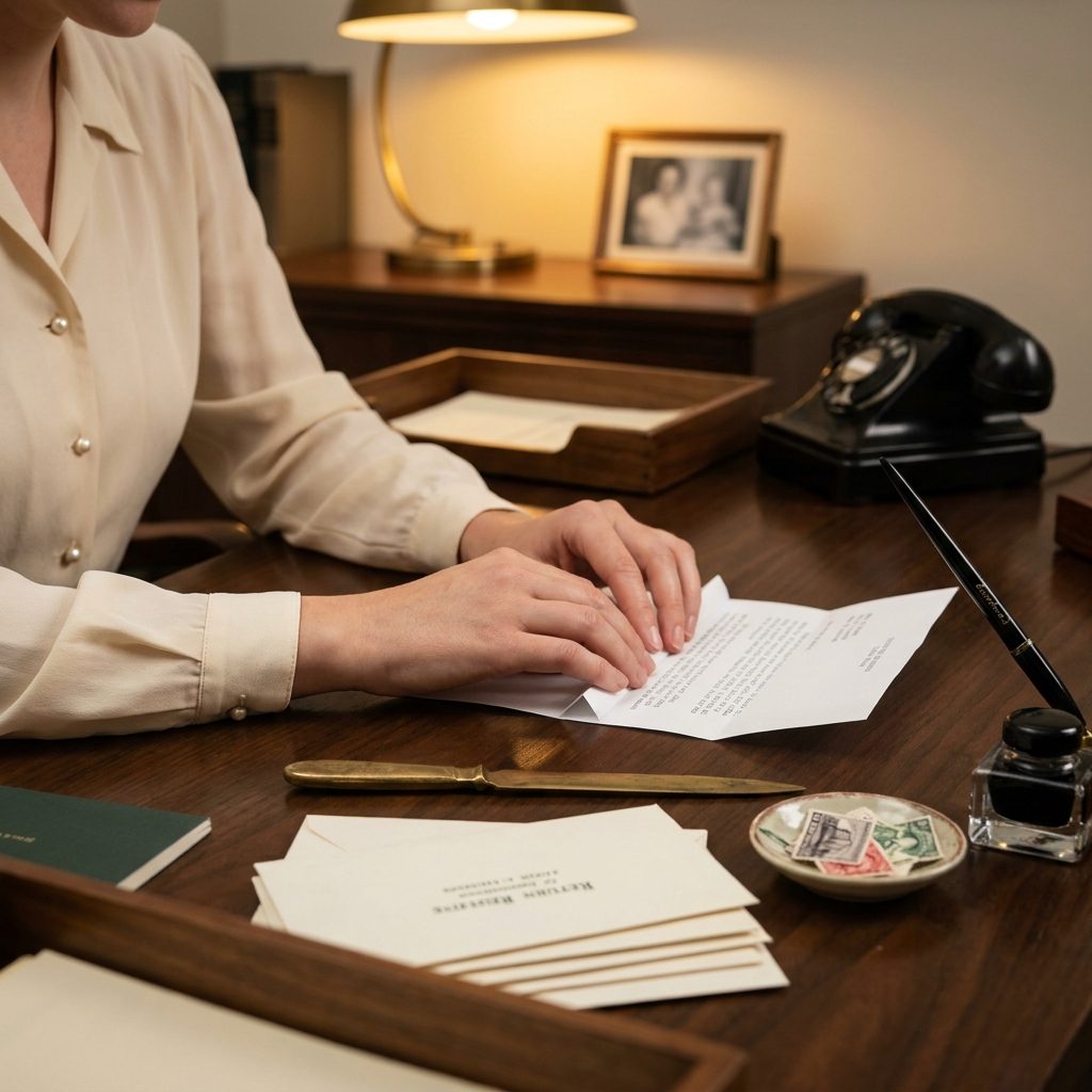 Fold a Business Letter Into a Perfect Rectangle That Slid Into the Envelope on the First Try