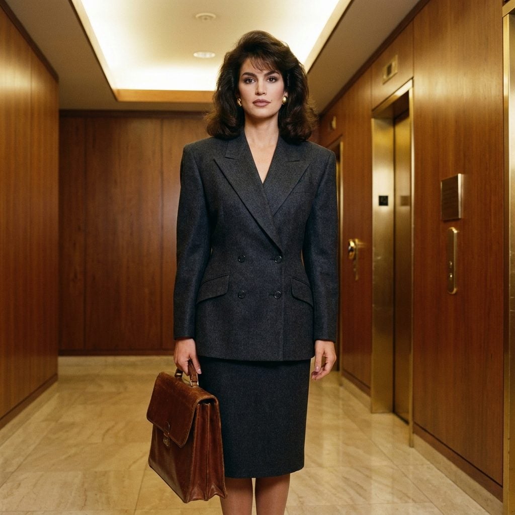 The Power Suit With Shoulder Pads That Could Flag Down a Taxi