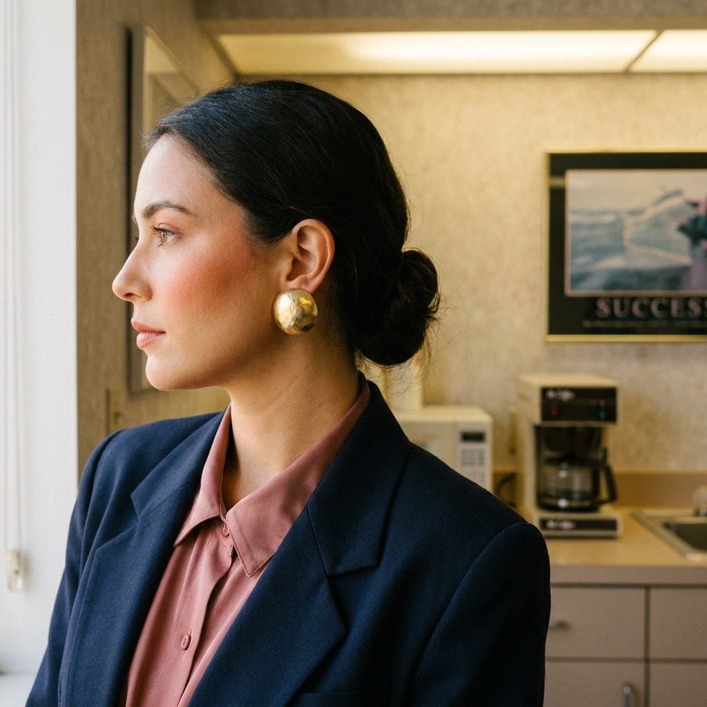 Chunky Clip-On Earrings That Left Dents in Your Earlobes by Five O'Clock