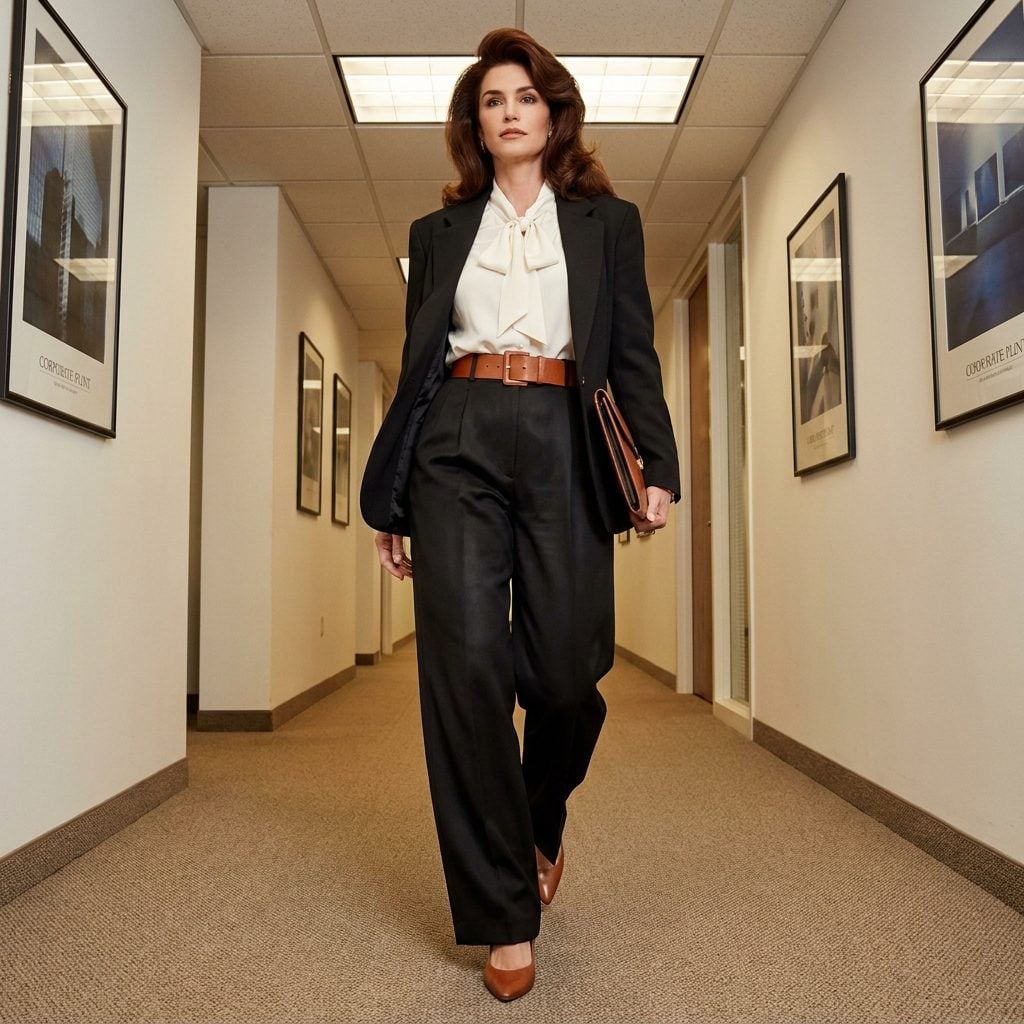 Wide-Leg Dress Slacks That Swung When You Walked Down the Hall