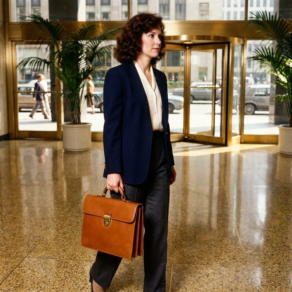 The Briefcase-Style Handbag That Meant You Had Somewhere Important to Be