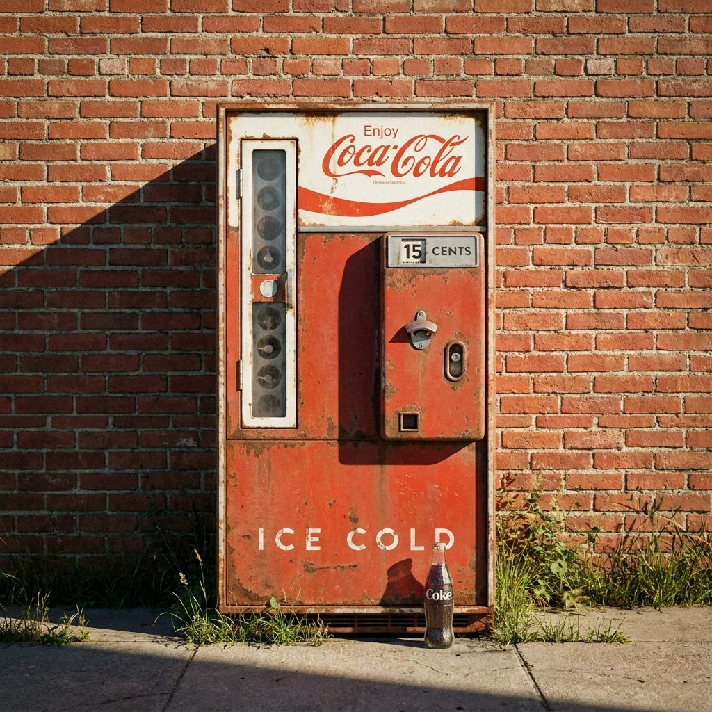 Coca-Cola From a Vending Machine: Twelve Cents and Ice Cold