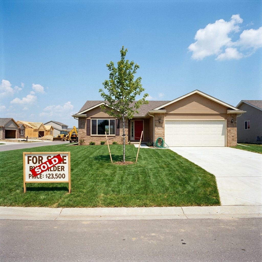 A New House for $23,400, With a Yard and a Two-Car Garage