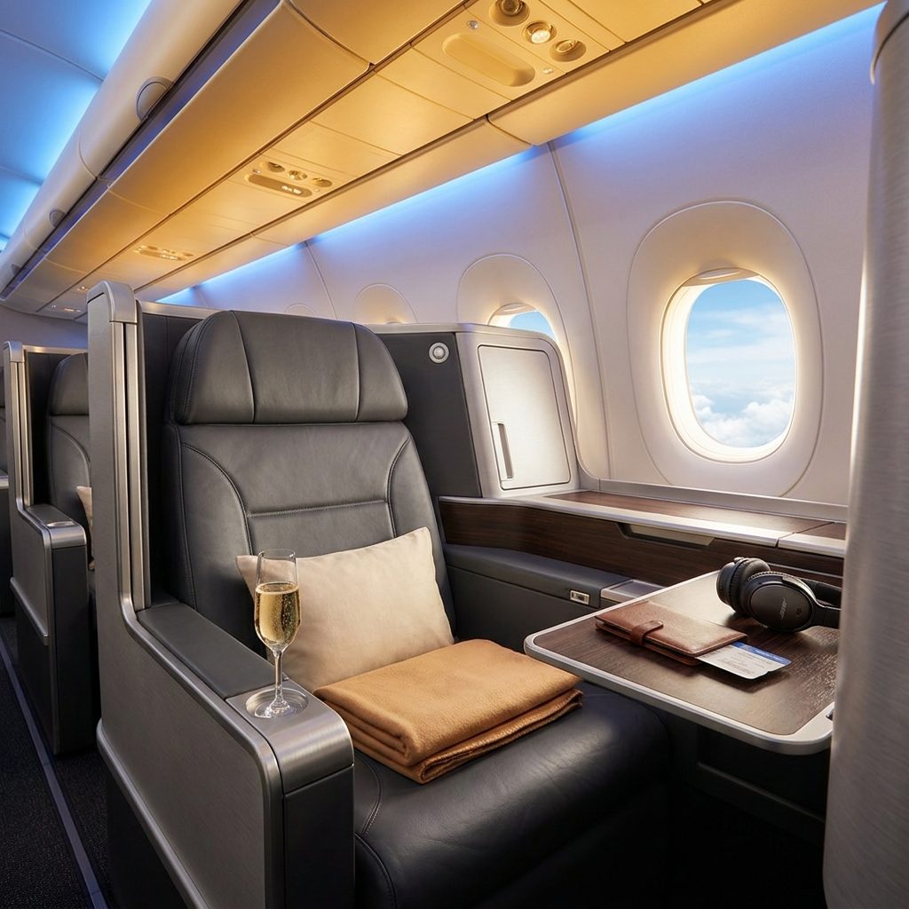 Treating Business-Class Flights as 'Non-Negotiable' Long Before True Financial Independence Is Secured