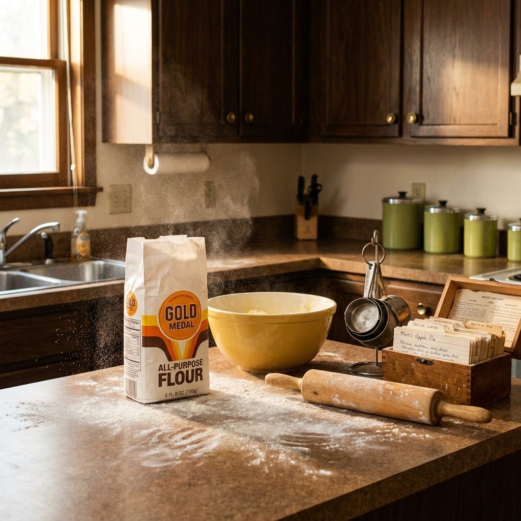 Twelve Cents a Pound for Flour, the Backbone of Every Kitchen Cabinet