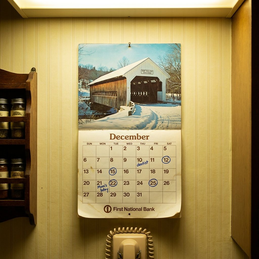 The Bank Calendar They Gave Out Every December That Hung in Every Kitchen in America
