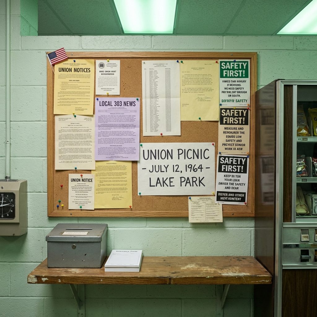 The Bulletin Board Nobody Walked Past Without Reading