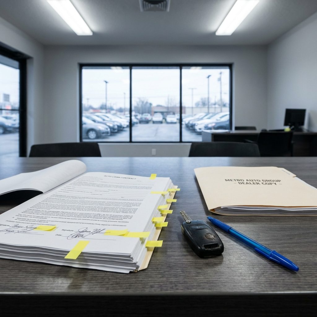 The Car Loan Where the Abuser Drove and the Victim Signed