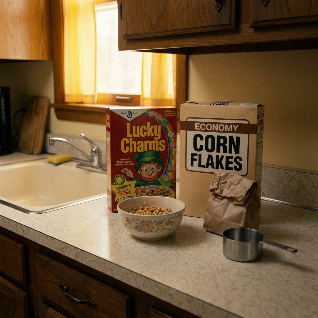 Rationing the Good Cereal So It Lasted the Week