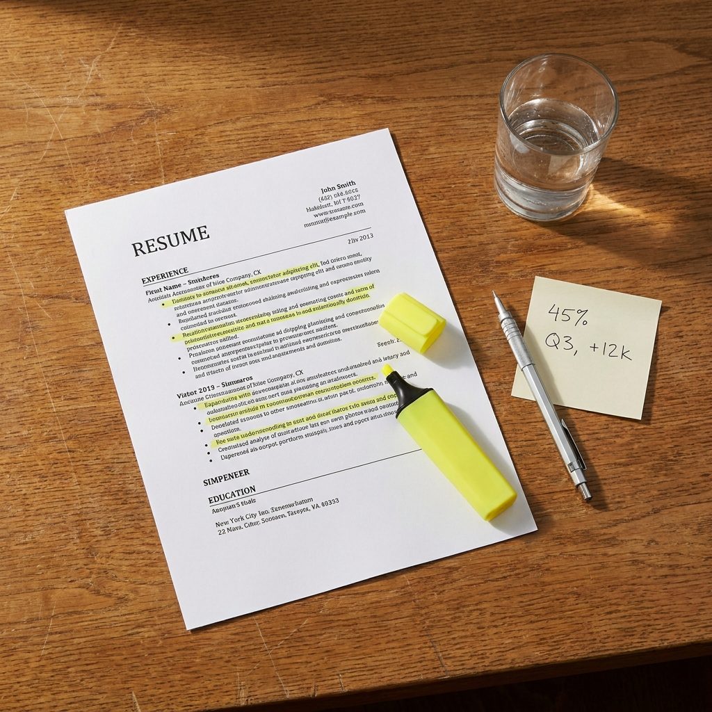 Rebuilding Your Resume Around Results, Not Job Titles
