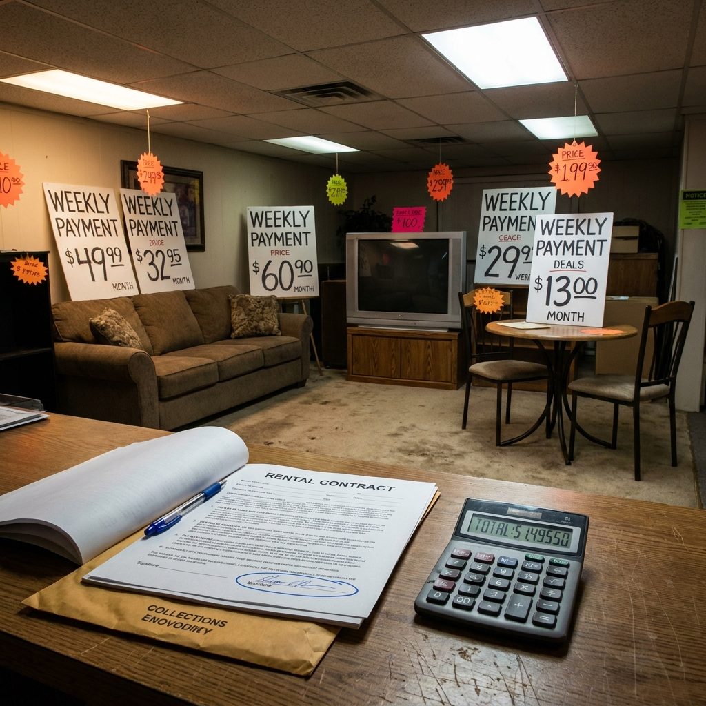 The Rent-to-Own Contract Signed for Furniture in a Place You Never Lived