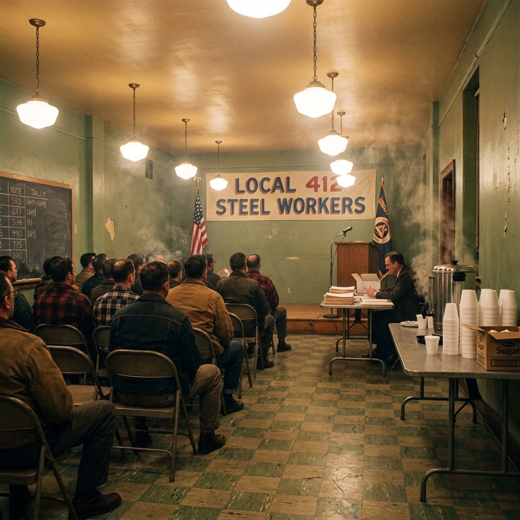 The Union Hall Where You Voted on the Contract and Drank Bad Coffee After