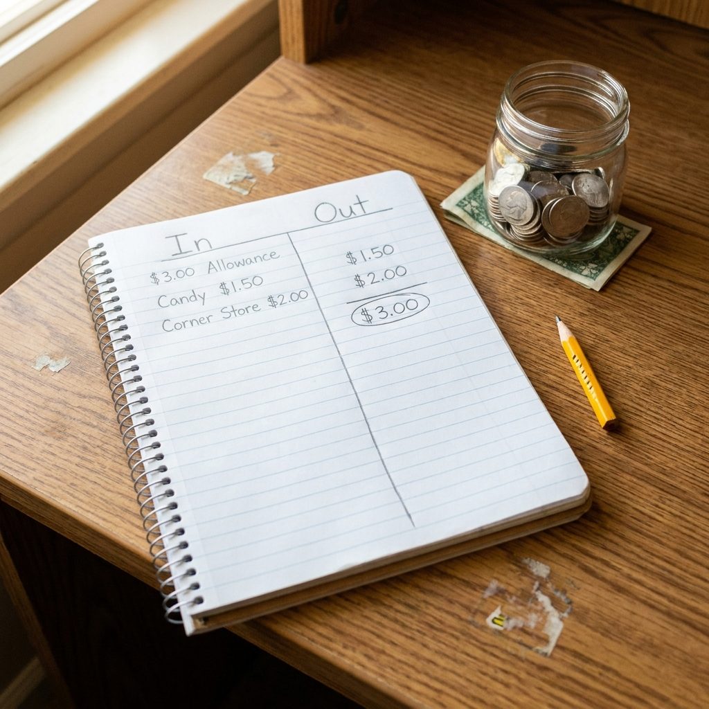 The Weekly Allowance Ledger Kept in a Spiral Notebook to Prove You Hadn't Spent It Yet