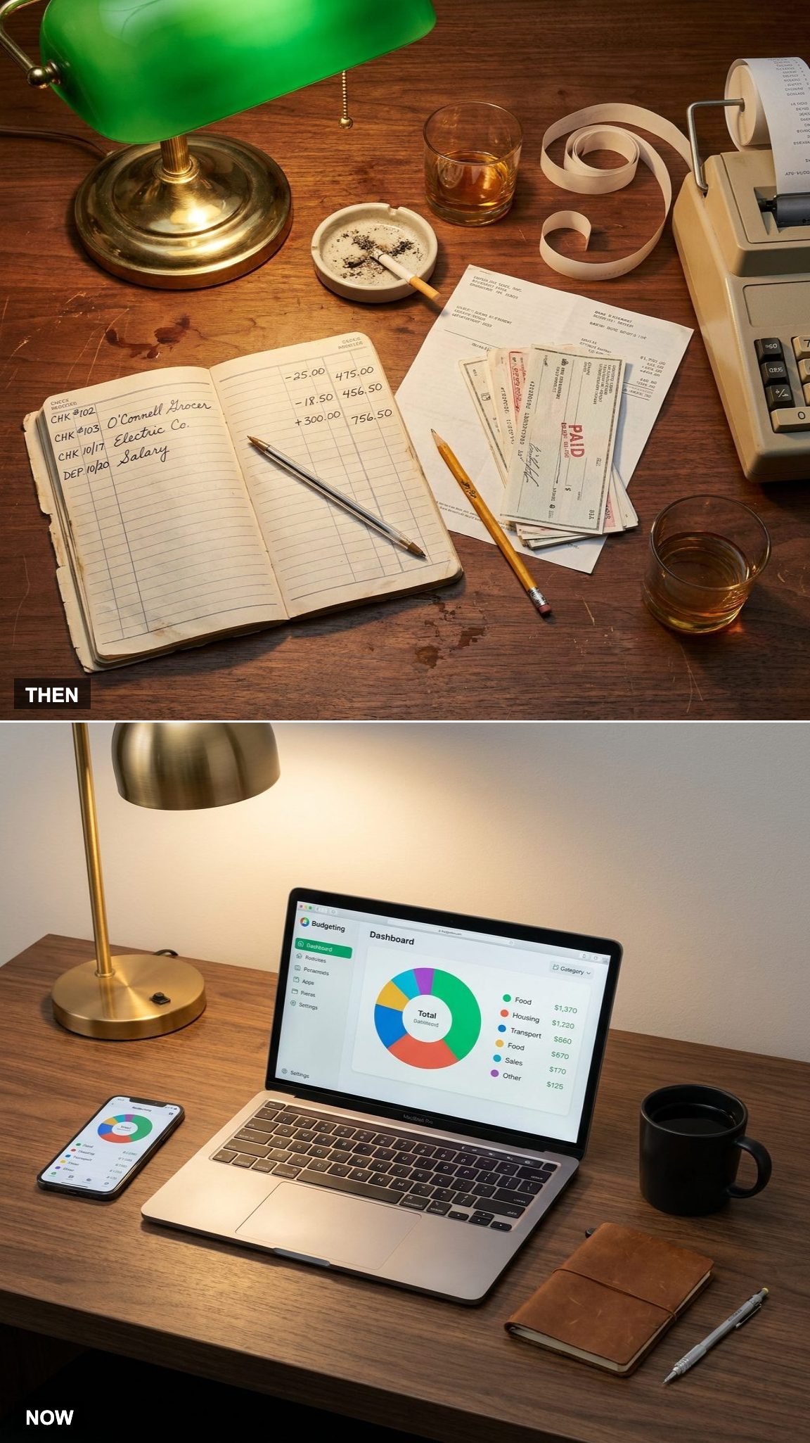 Balancing the Checkbook Was a Monthly Sit-Down