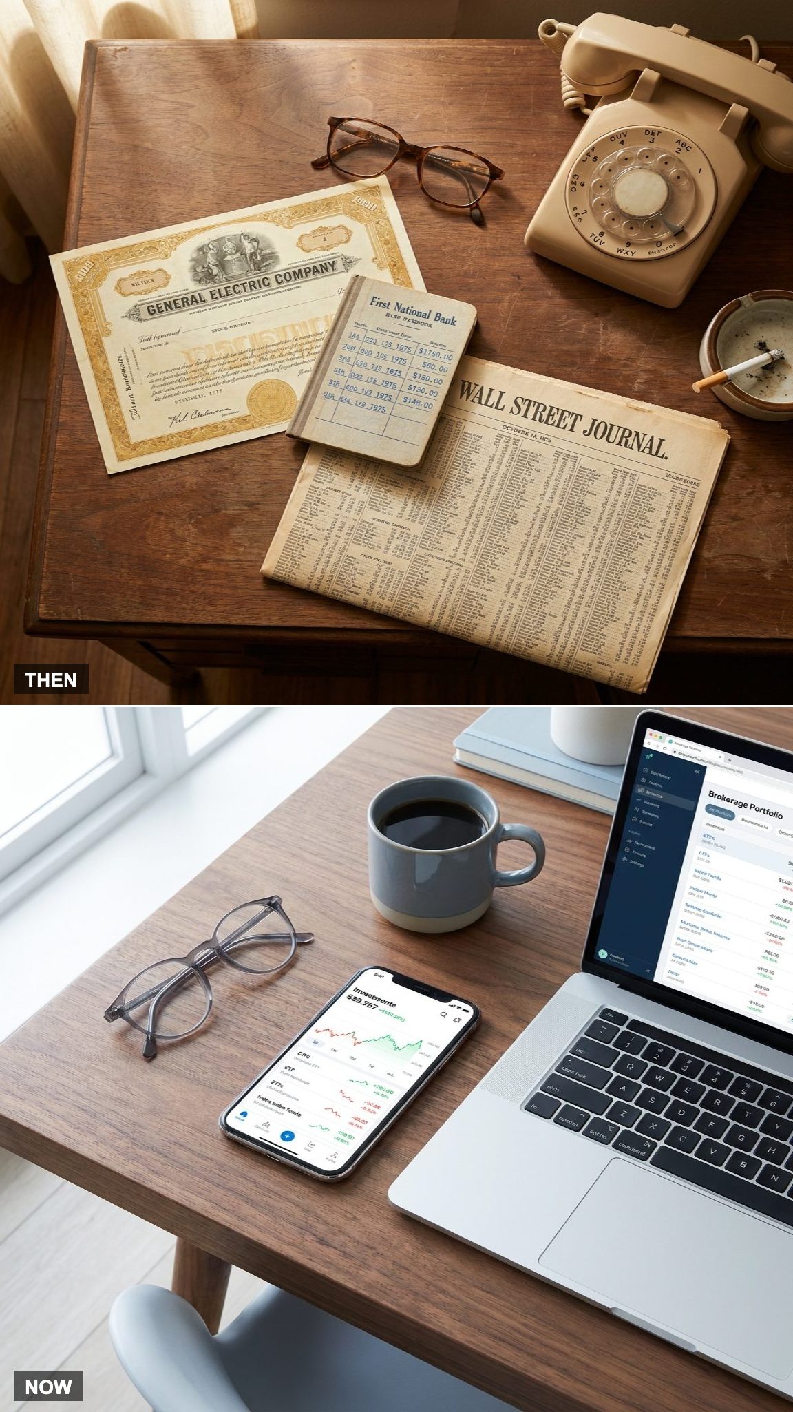 Paper Stock Certificates vs. Invisible Index Funds