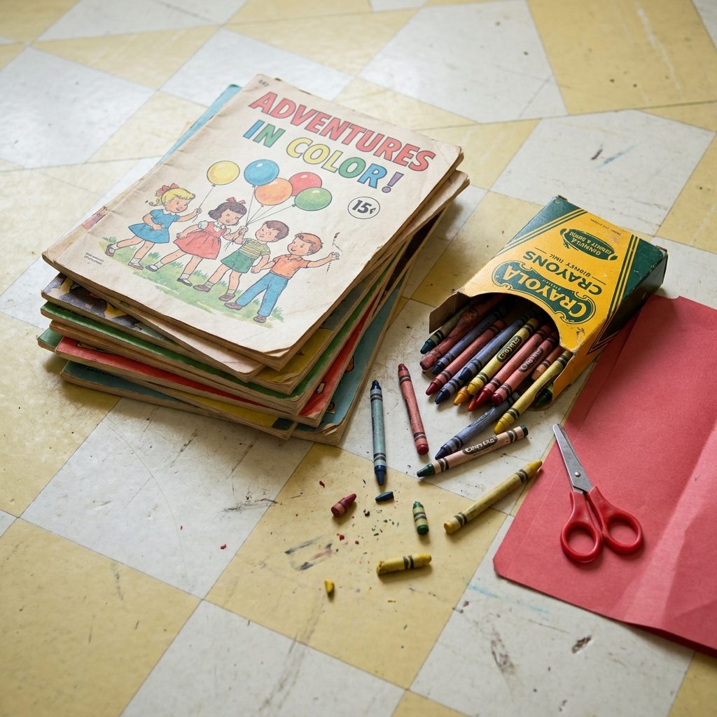 A Coloring Book: About 15 Cents in 1965