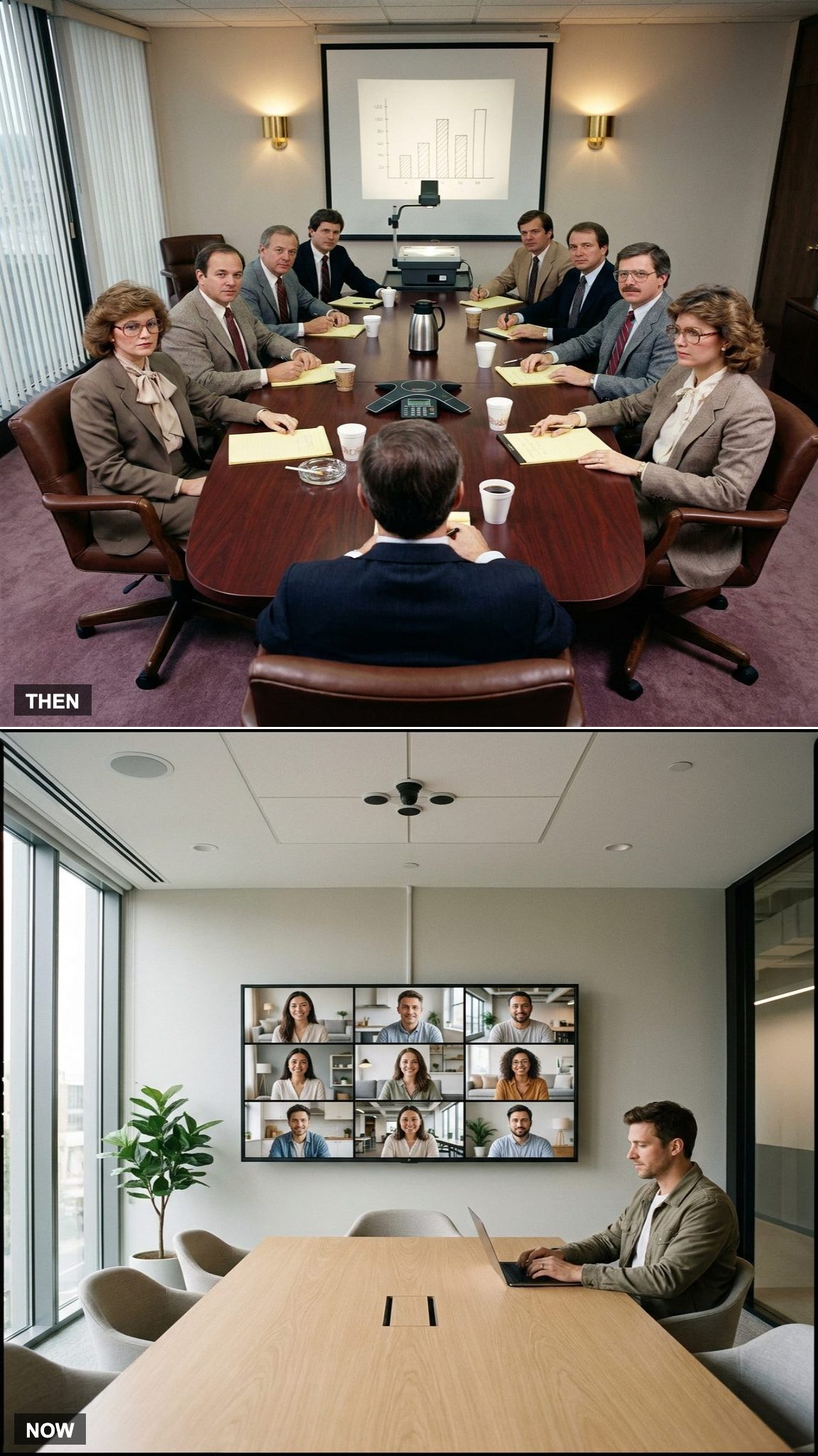 The Conference Room vs. The Zoom Grid