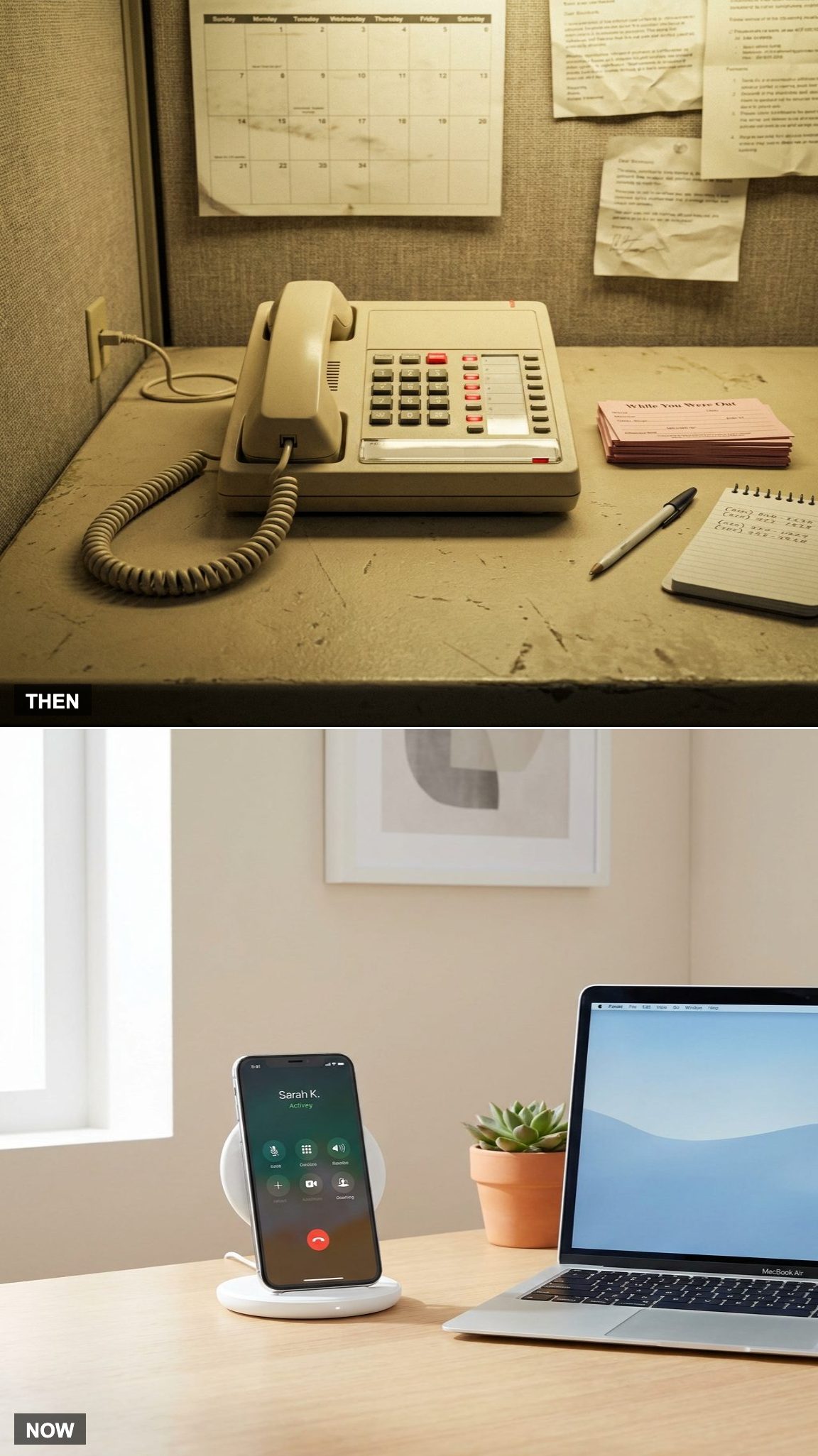 Corded Desk Phones vs. Pocket Computers