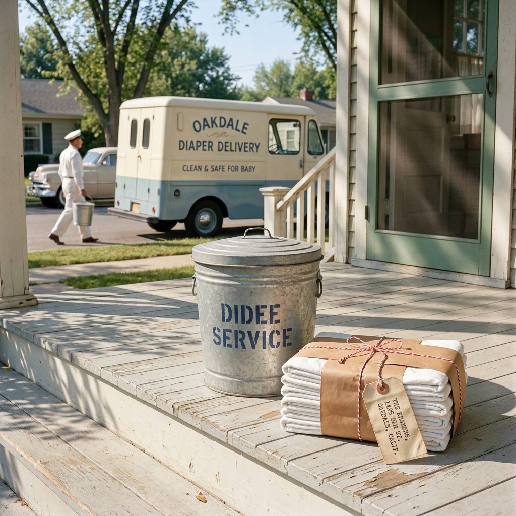 The Diaper Service Driver Who Picked Up the Pail and Left Fresh Cotton on the Porch
