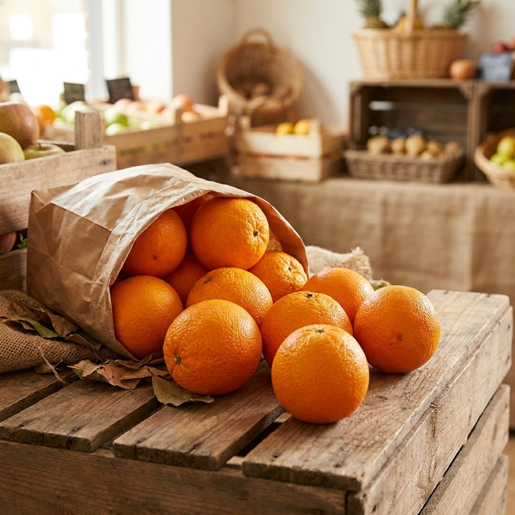 A Dozen Oranges for Around 49 Cents