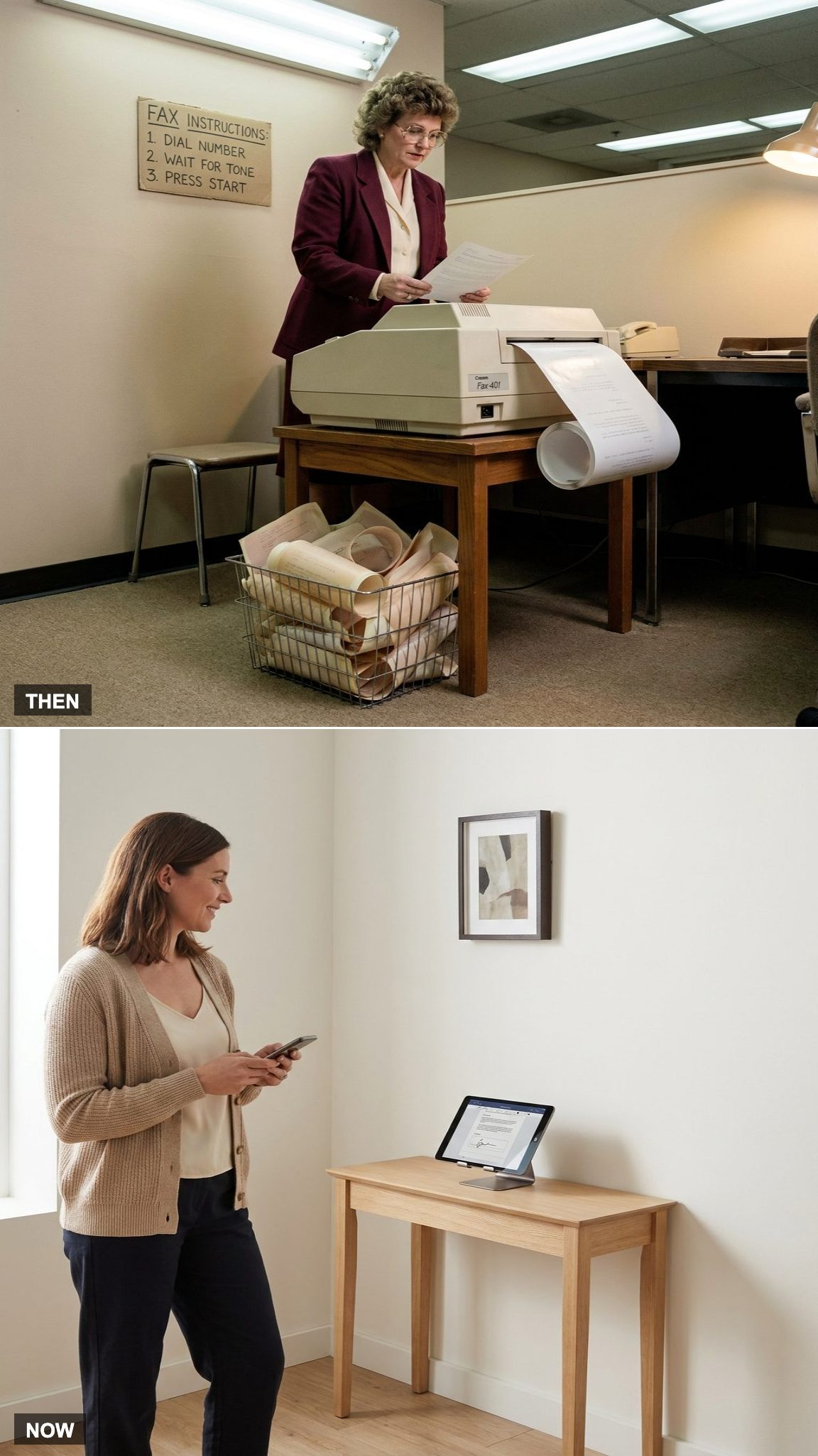 Before: Fax Machines Were Mission-Critical | After: Digital Signatures Replace the Paper Trail