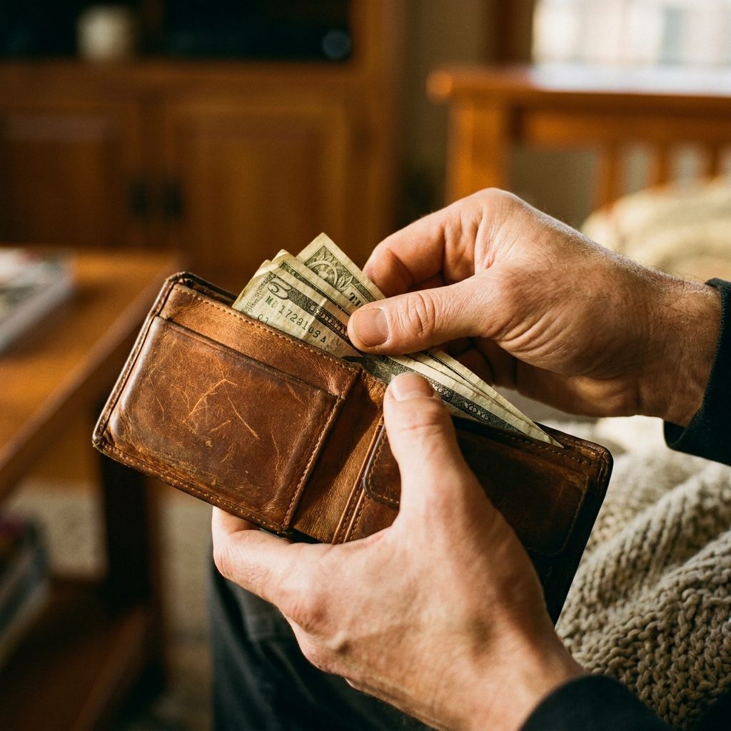 Folding the Bills Before Putting Them in Your Wallet, Because That Was the Whole Point