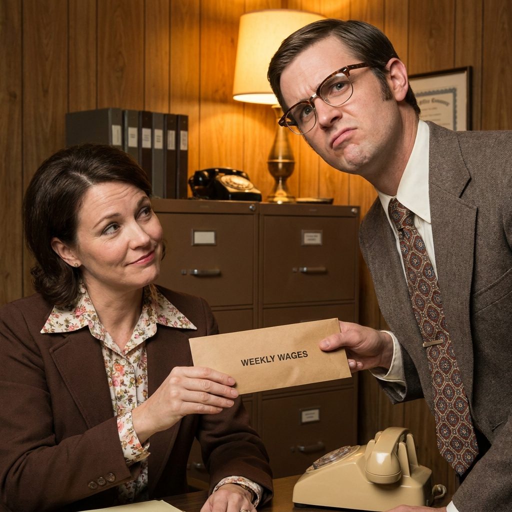 The Foreman or the Office Manager Who Handed the Envelopes Out Like They Were Doing You a Personal Favor