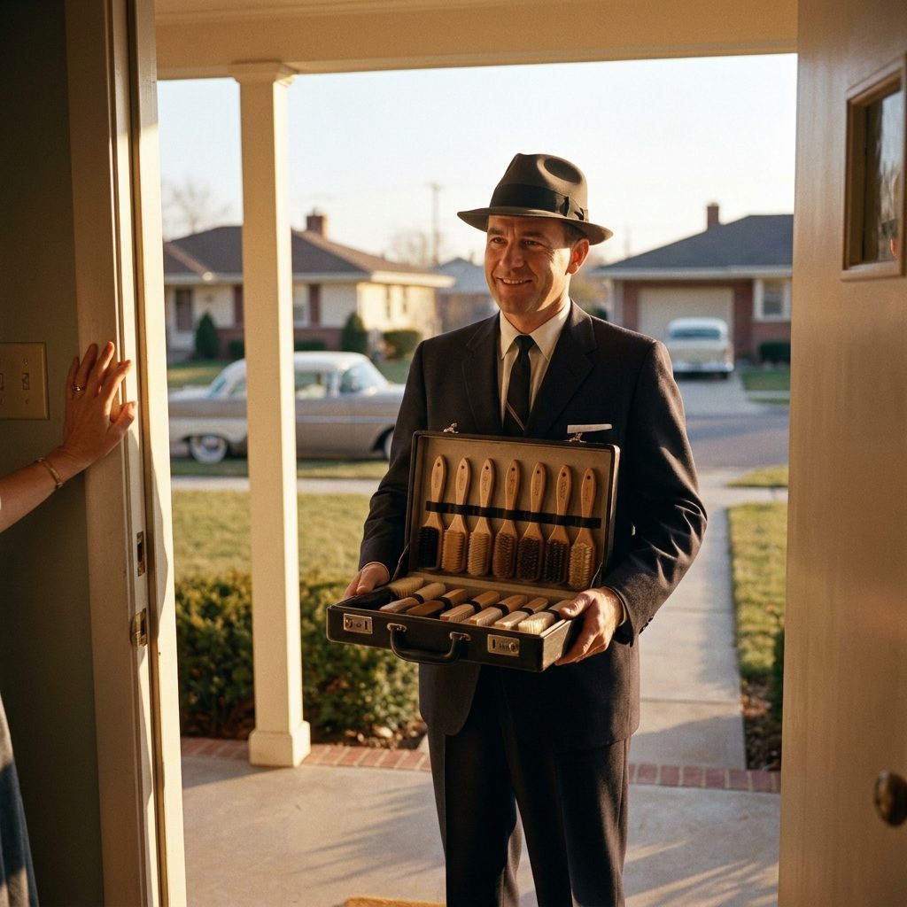 The Fuller Brush Man Who Knocked on Every Door in the Neighborhood