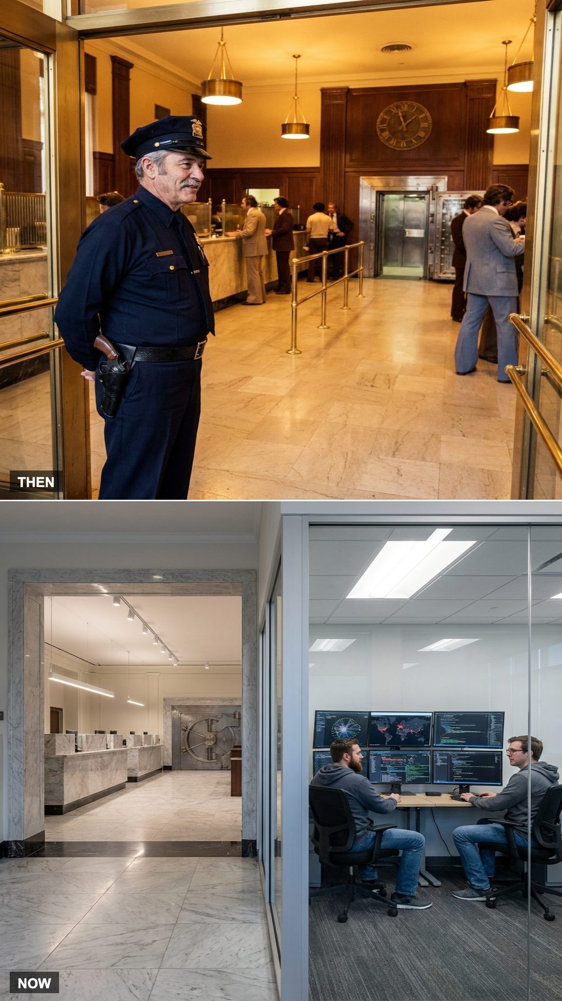 The Guard by the Door Was the Security You Could See