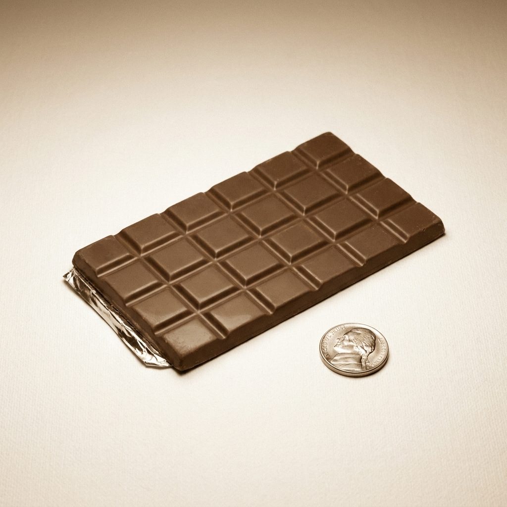 A Hershey's Chocolate Bar: A Nickel in 1965