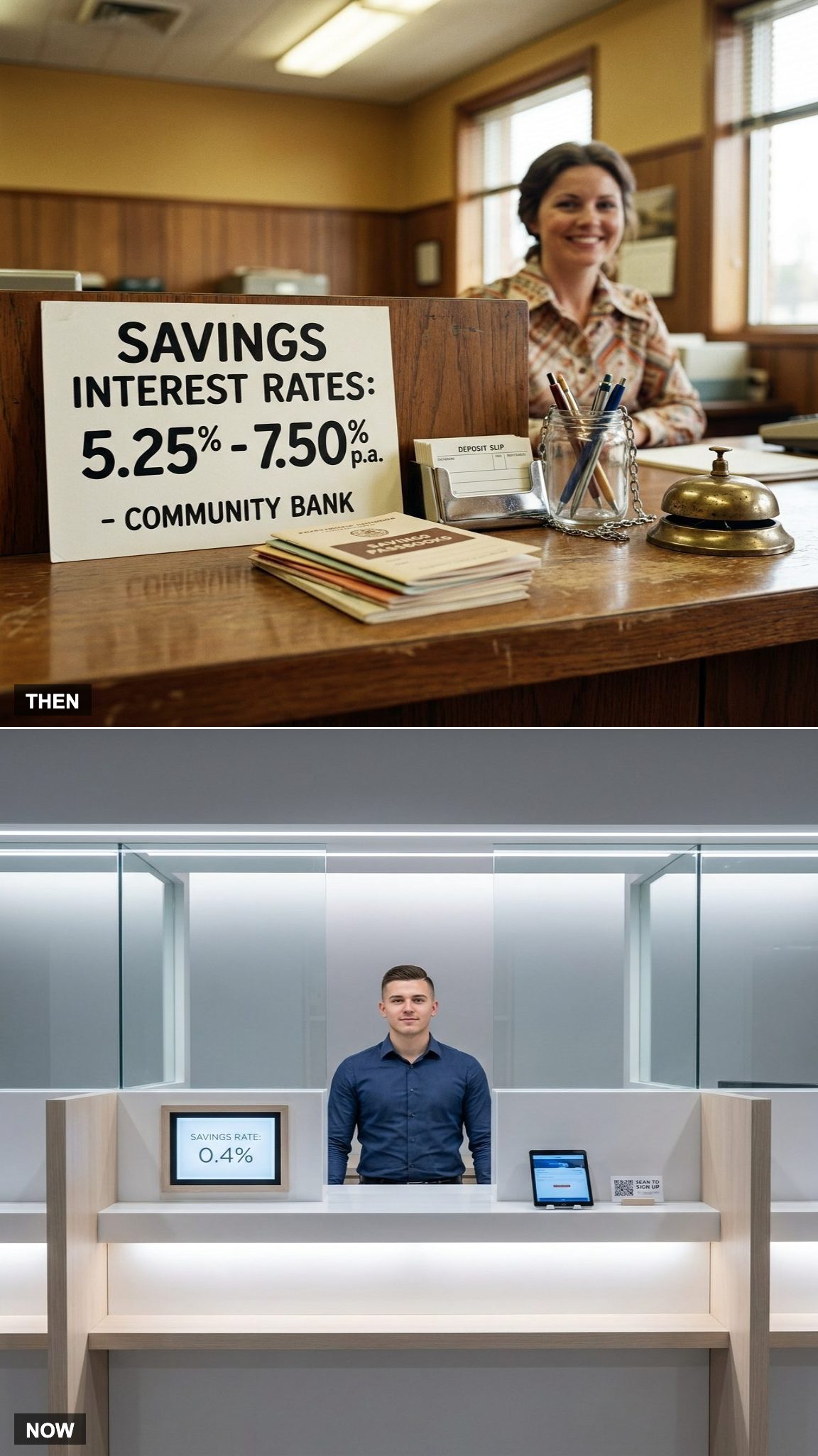 Regulated Bank Rates in 1975 vs. Shopping for Yield Today