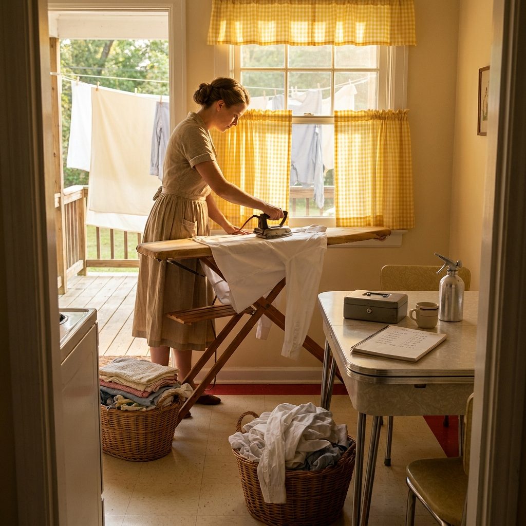 The Housewife Who Took in Laundry and Ironing to Make the Mortgage