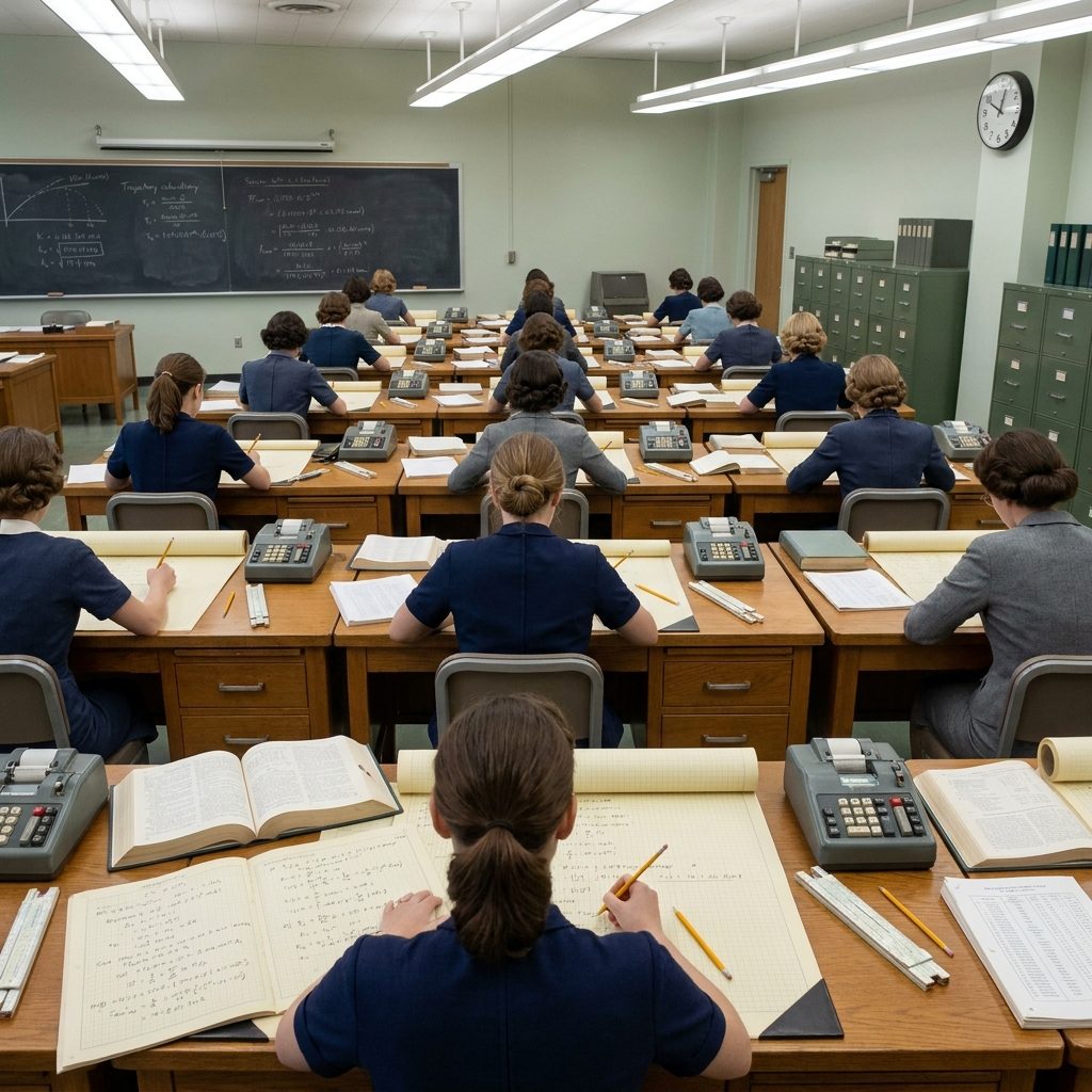 The Human Computer Who Did NASA's Math with a Pencil and a Slide Rule