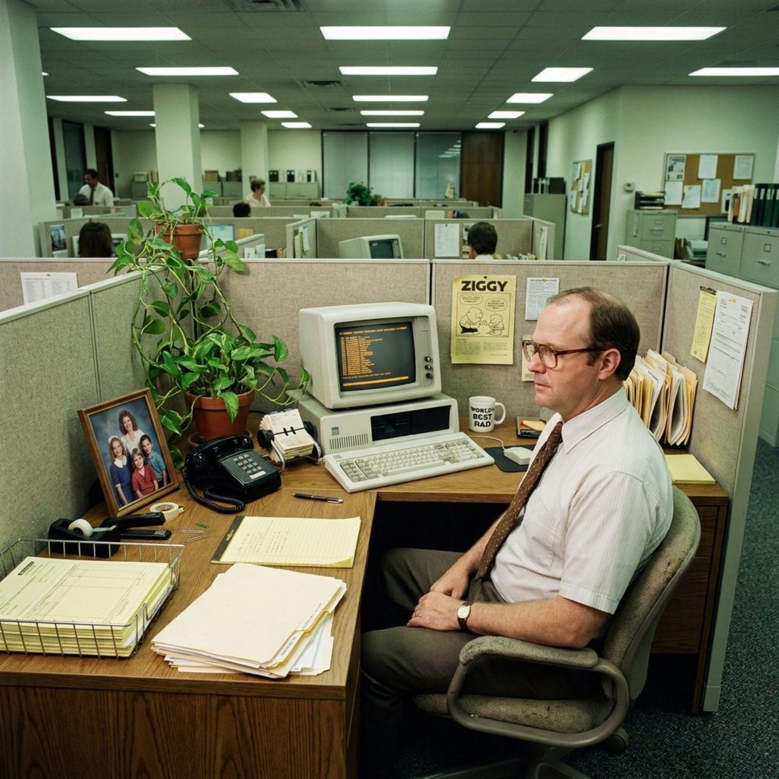 Kids Today Won't Believe What an Office Cubicle Looked Like in 1985. These 22 Before & Afters Prove It.