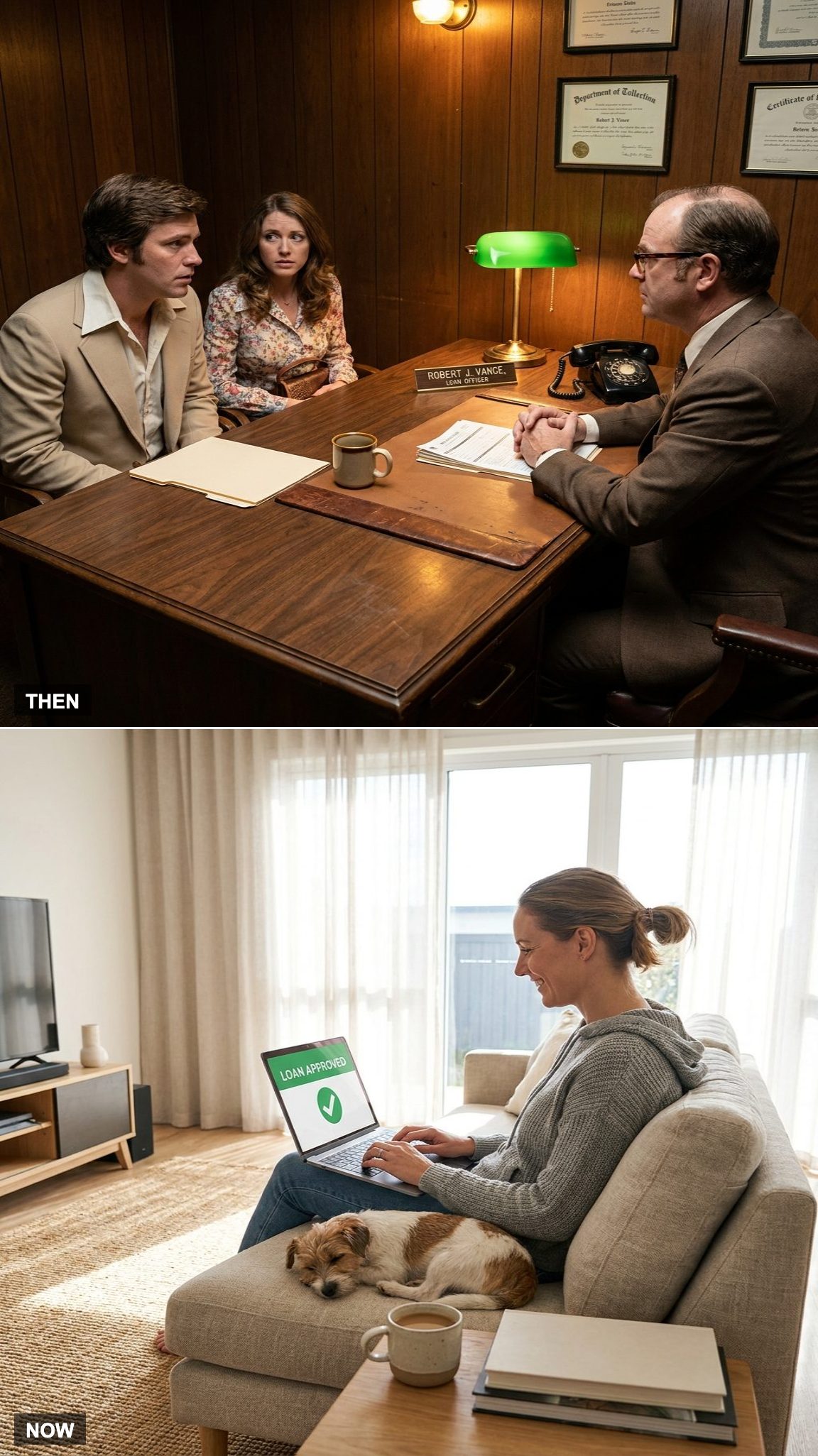 A Loan Officer Sized You Up Across a Wooden Desk