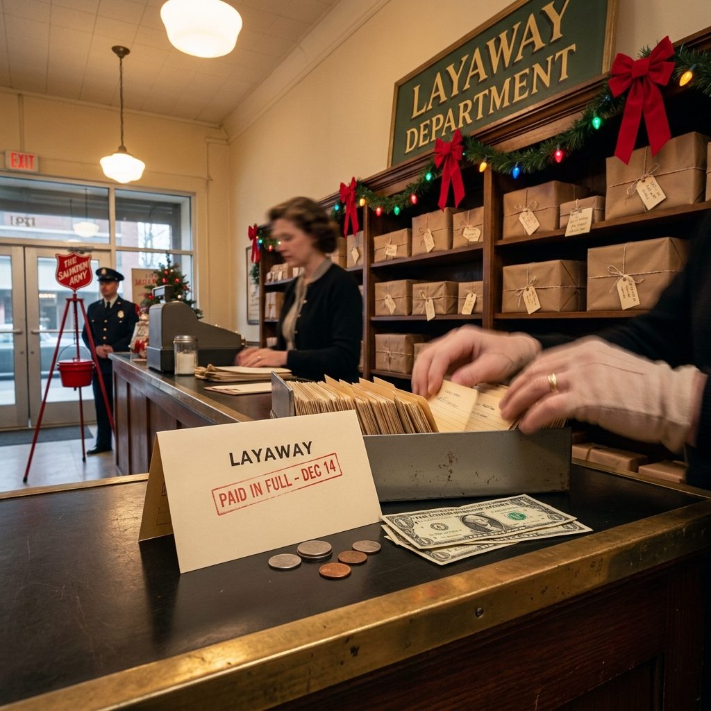 Making the Final Layaway Payment Before the Store Closed on Christmas Eve