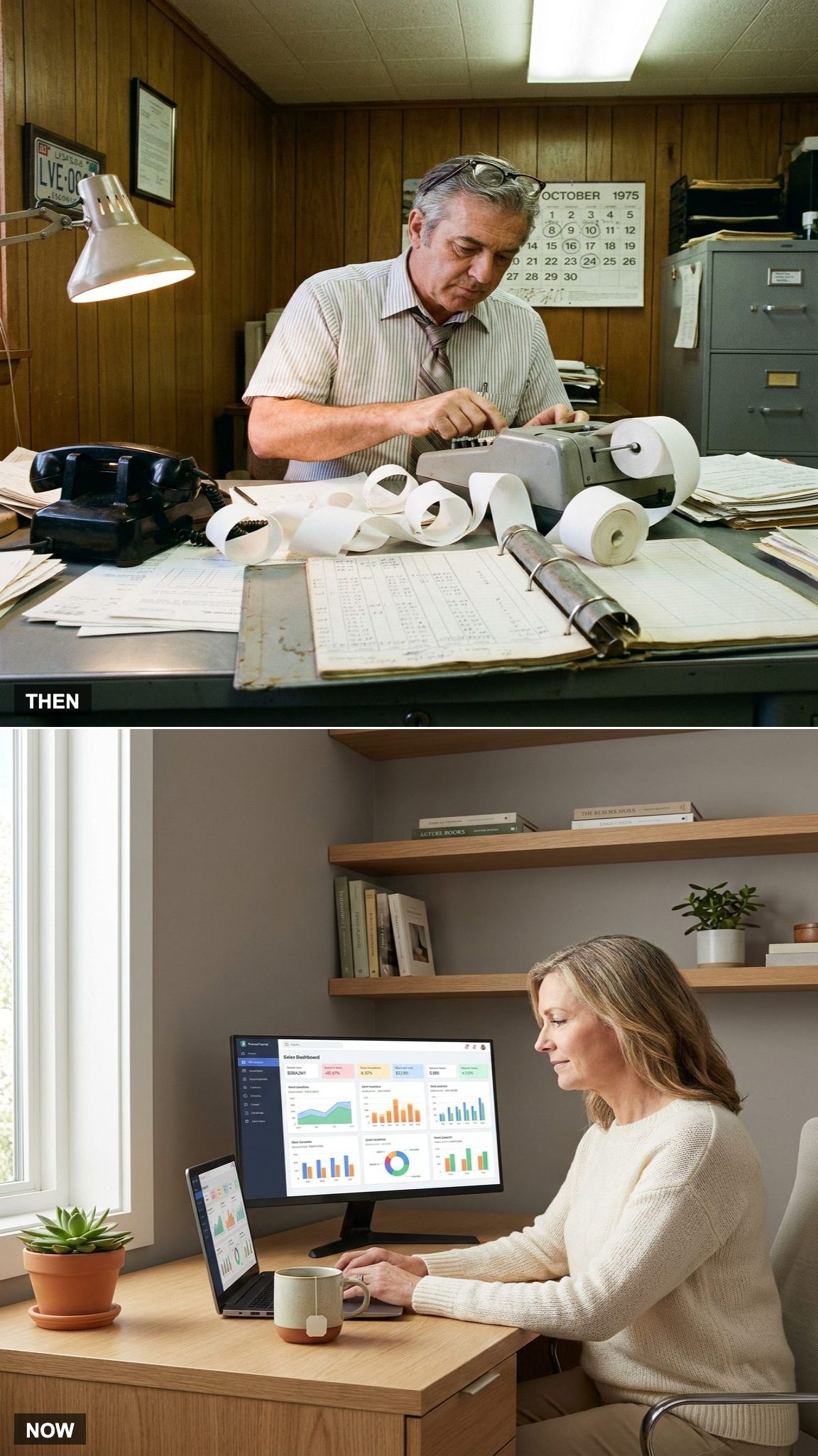 Checking the Store in Person vs. Watching It From Anywhere