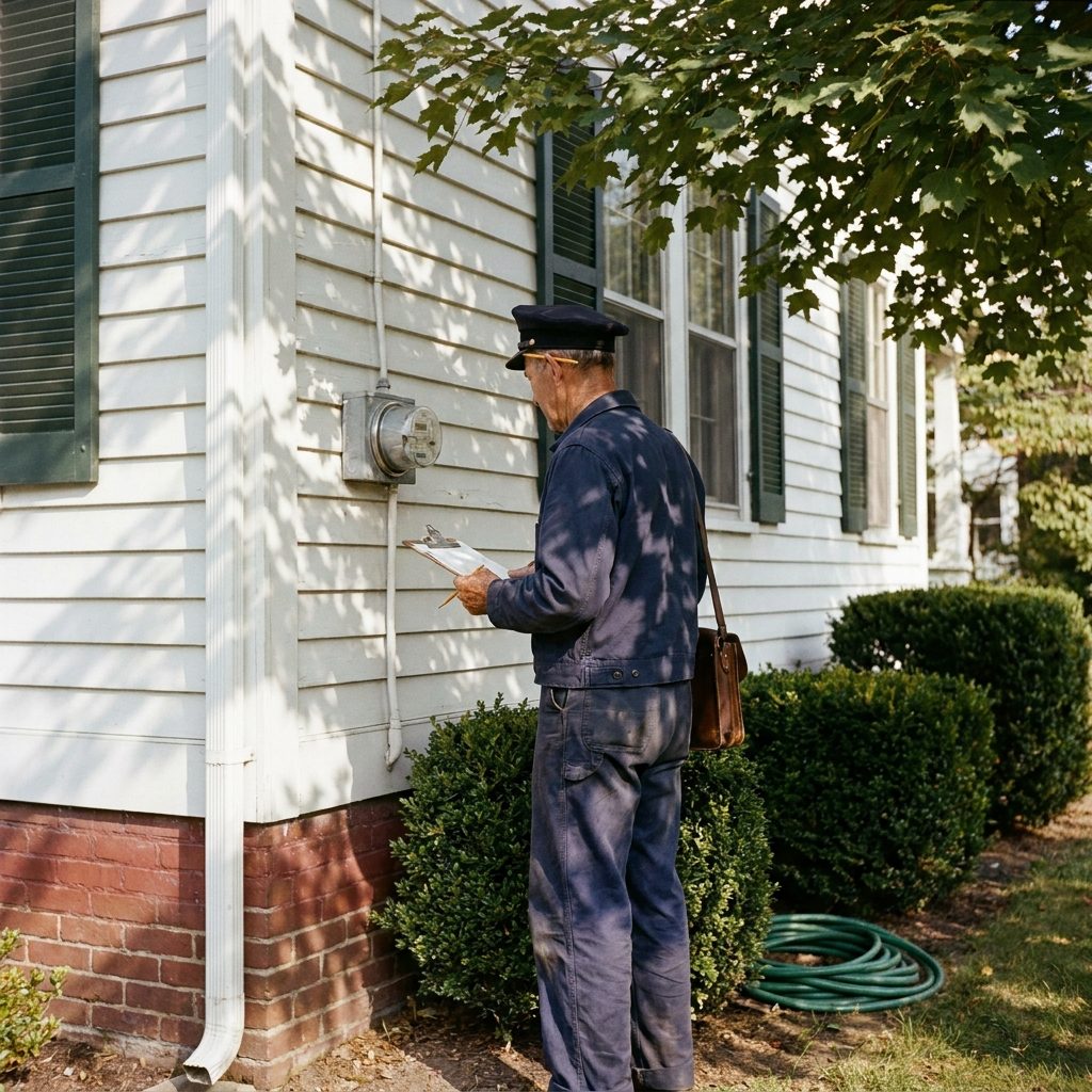 The Meter Reader Who Walked Six Miles a Day Reading Gas and Electric Dials