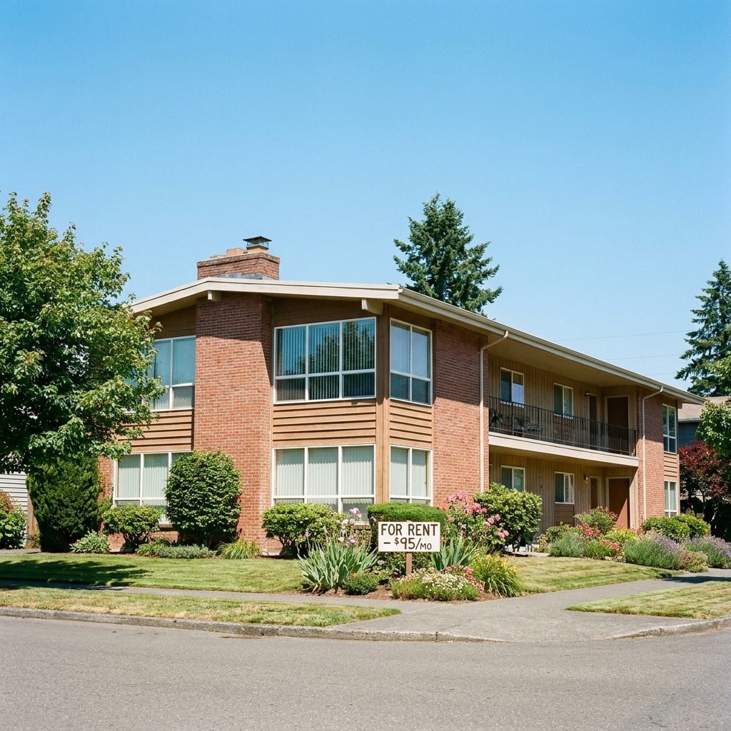 Monthly Rent for a Two-Bedroom Apartment: About $95 in 1965