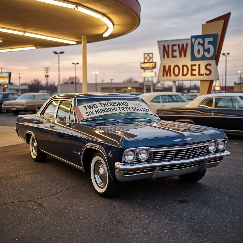 A New Car: Around $2,650 for a Base Model in 1965