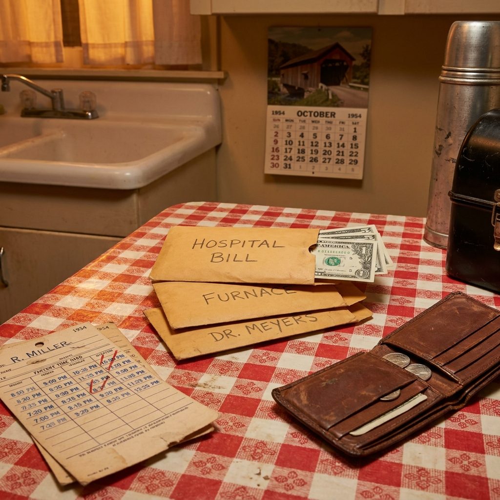 Overtime Hours Sealed in an Envelope Marked With the Debt's Name