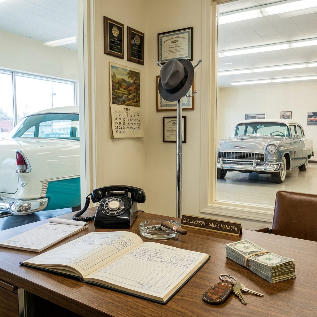 Paying Off the Car at the Dealership With the Salesman Who Sold It