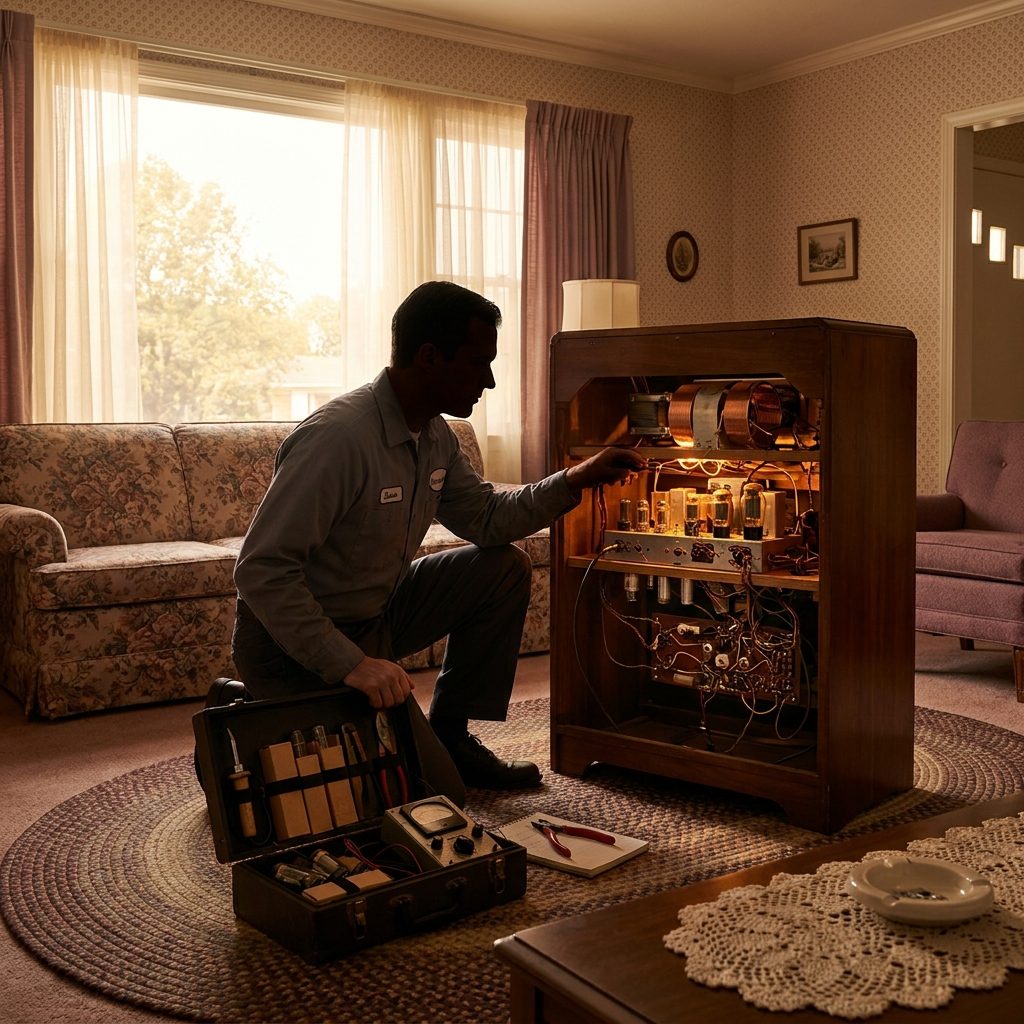 The Radio Repair Technician Who Fixed the Family Console in Your Living Room