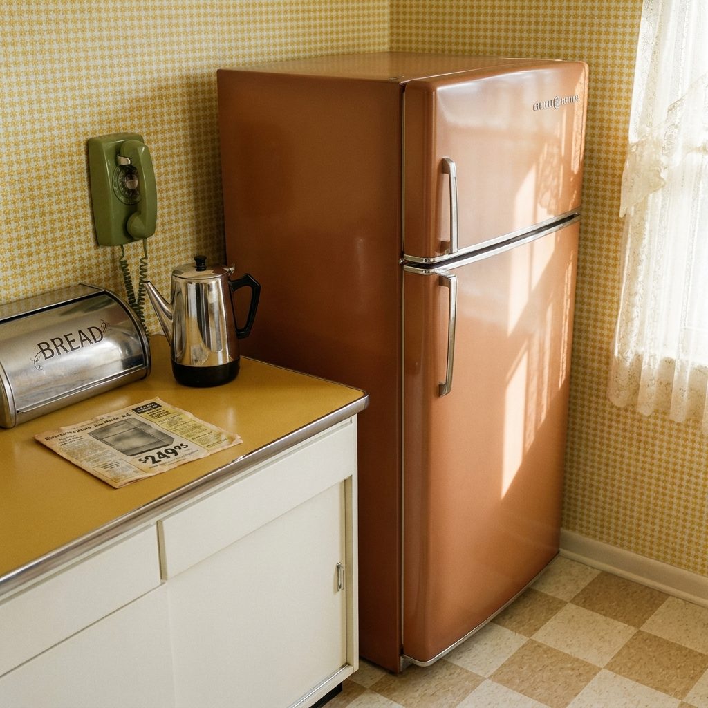 A Refrigerator: Around $250 for a Standard Model in 1965